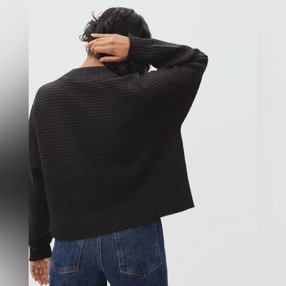 Everlane Belgian-Waffle Pocket Pullover in ReCashmere - Picture 5 of 11